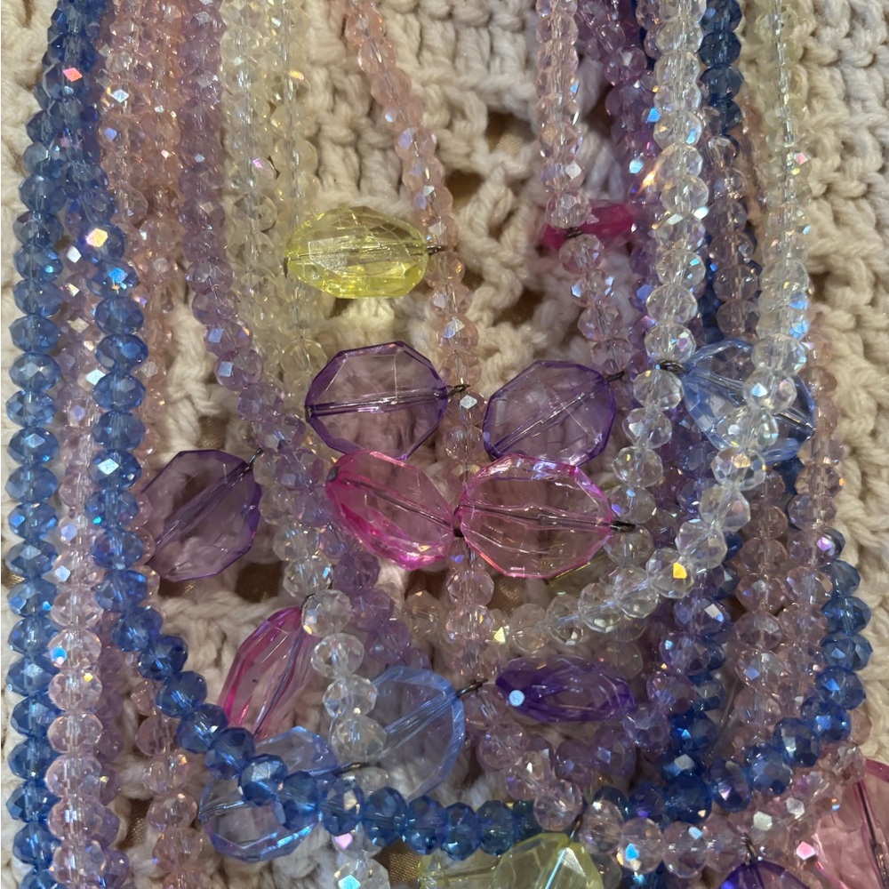 Sassy Jones Malia Unicorn Colorful Beaded Necklace Set